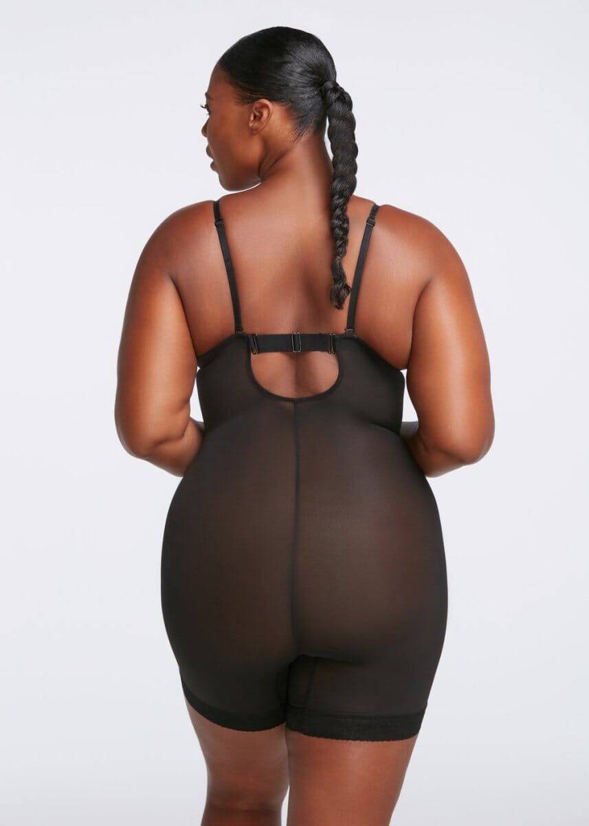 Plunge Shaping Bodysuit Shorts - She's Waisted