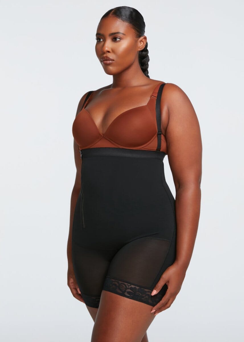 Booty Boosting Body Suit - Side Zipper - She's Waisted
