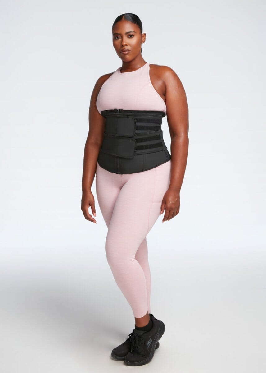Waist trainer with double straps outlet