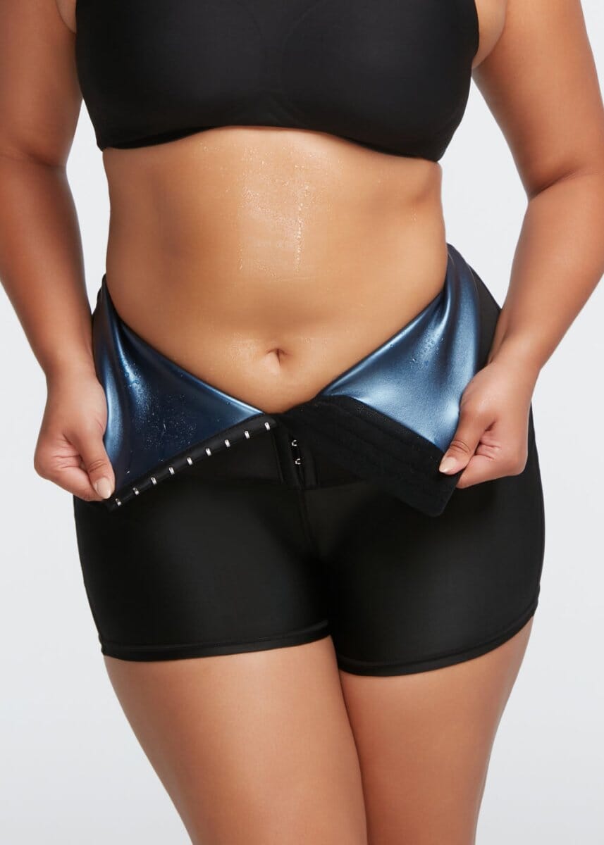 Thermo Sweat Compressing Shorts - She's Waisted