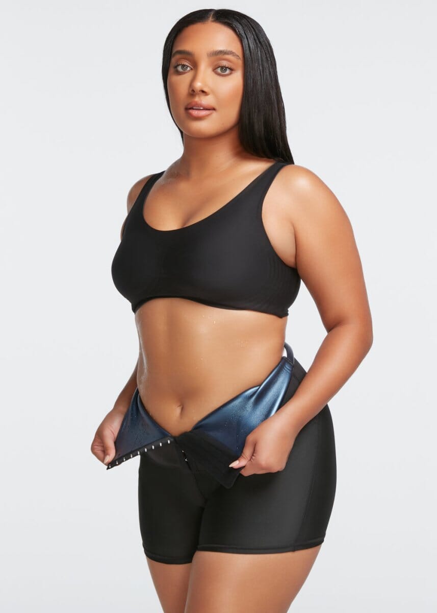Thermo Sweat Compressing Shorts - She's Waisted