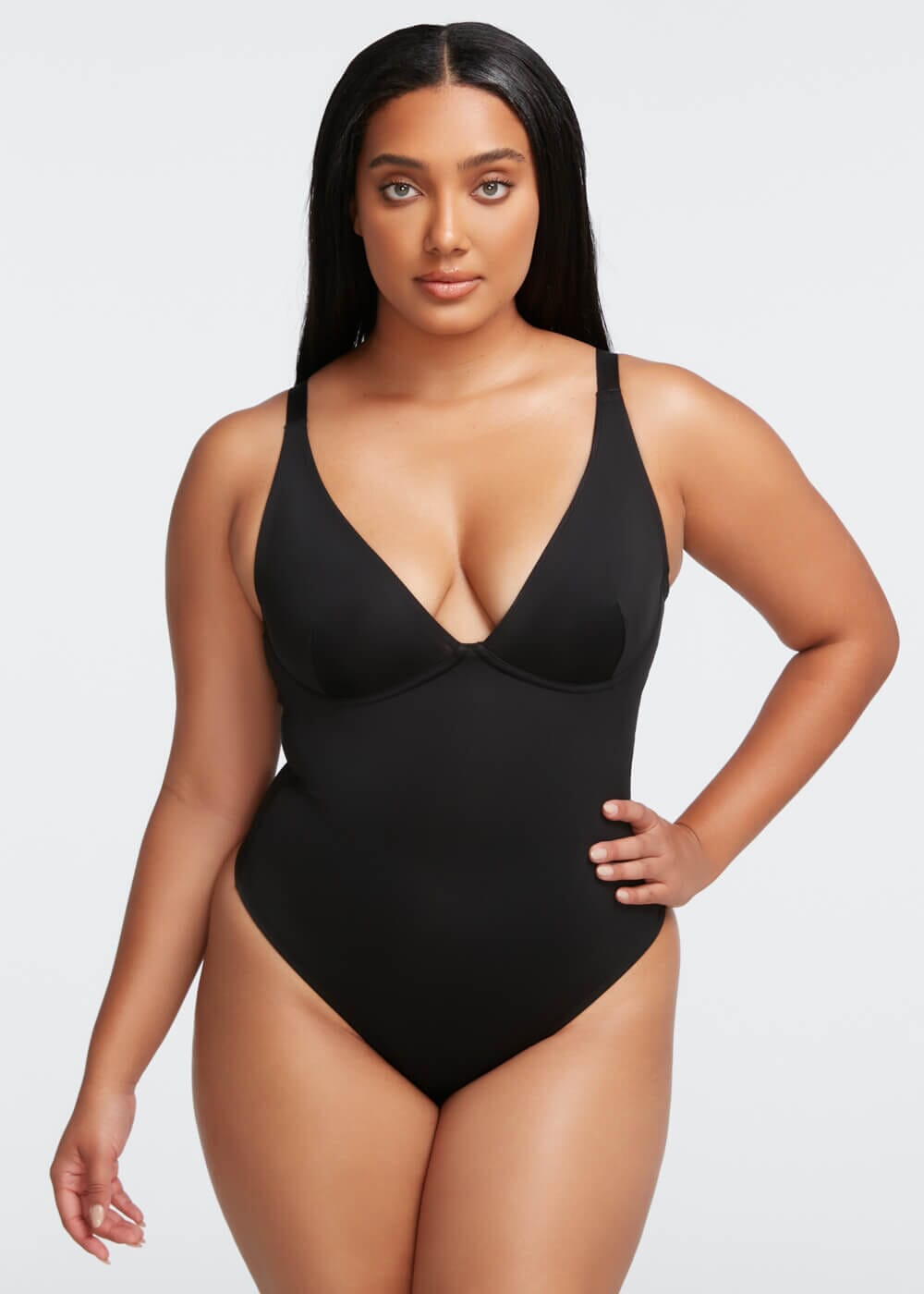 Bra & Bodysuit Thong Shaper - She's Waisted