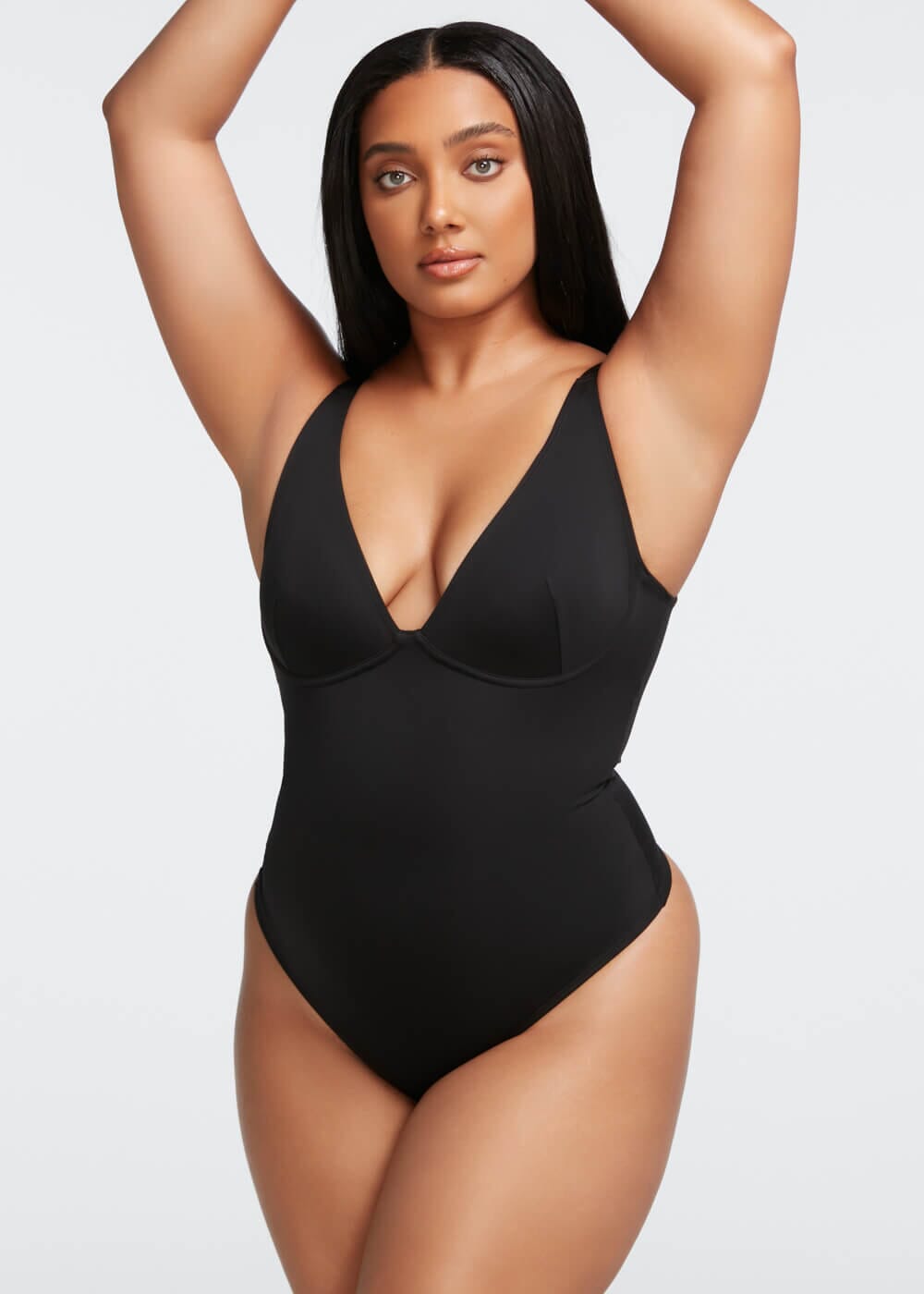 Bra & Bodysuit Thong Shaper - She's Waisted