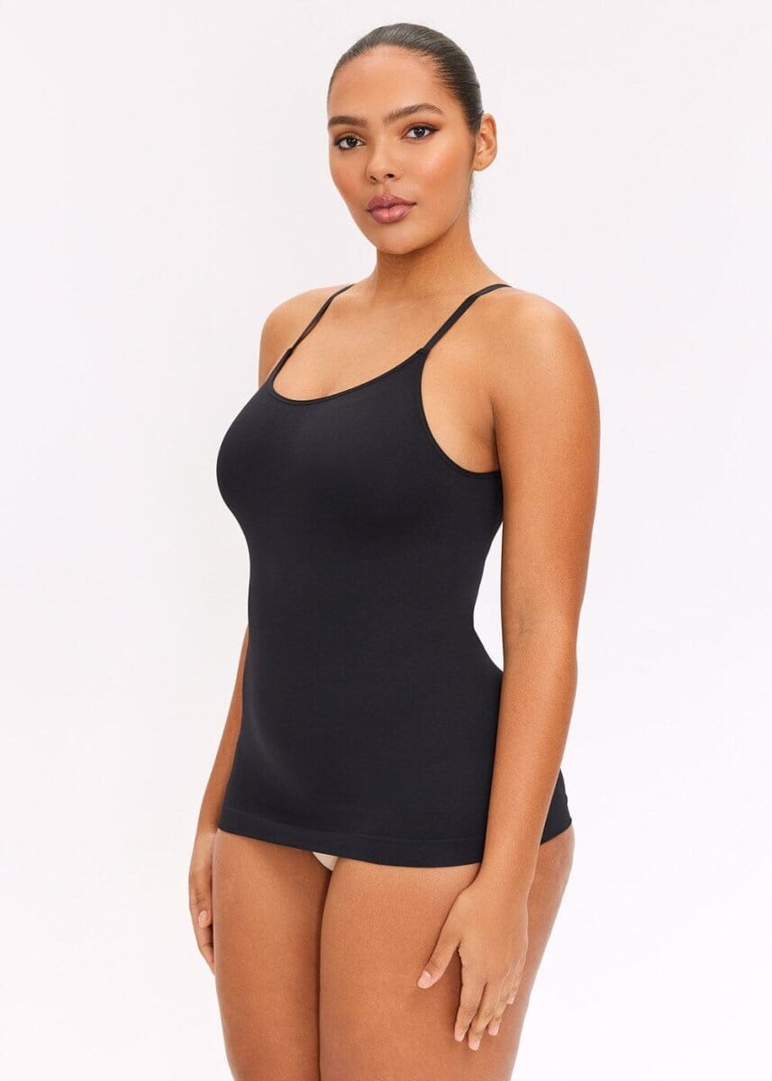 Cami Smoothing Top Adjustable Straps - She's Waisted