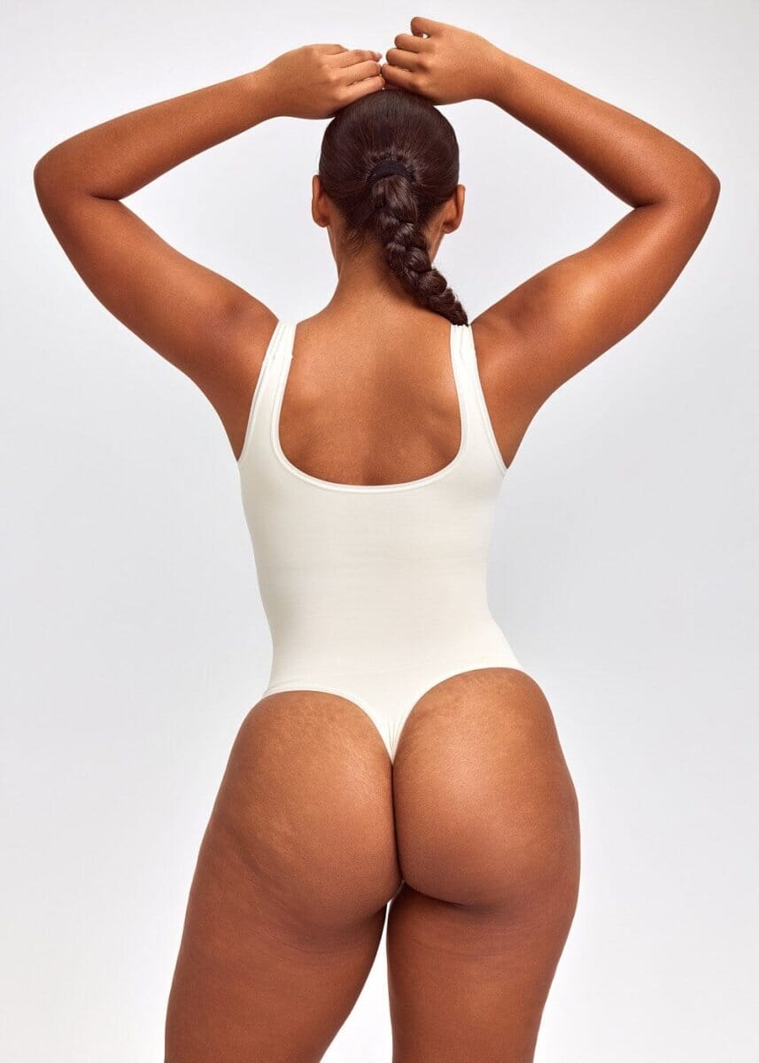 Shaping Tank Bodysuit Thong - She's Waisted