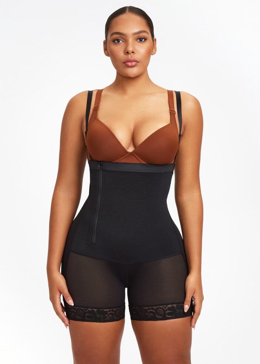 Booty Boosting Body Suit - Side Zipper - She's Waisted