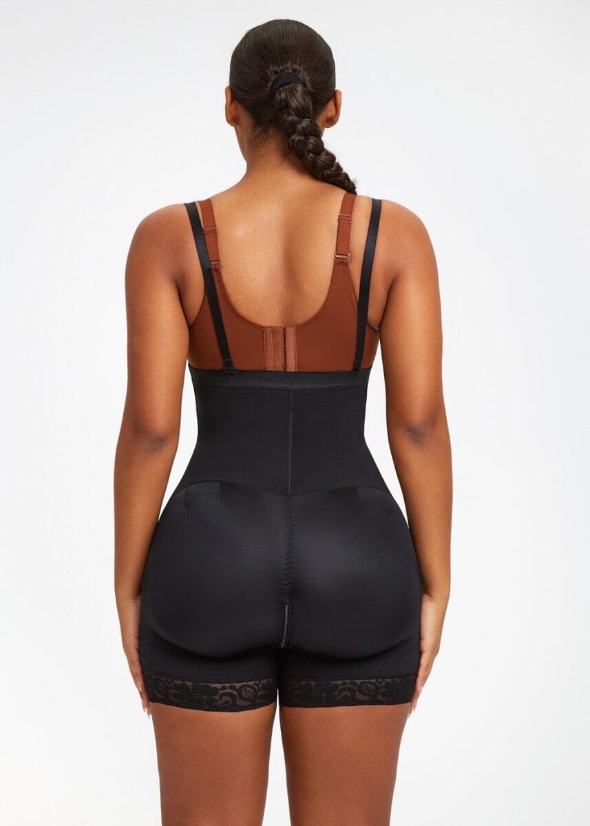 Booty Boosting Body Suit - Side Zipper - She's Waisted