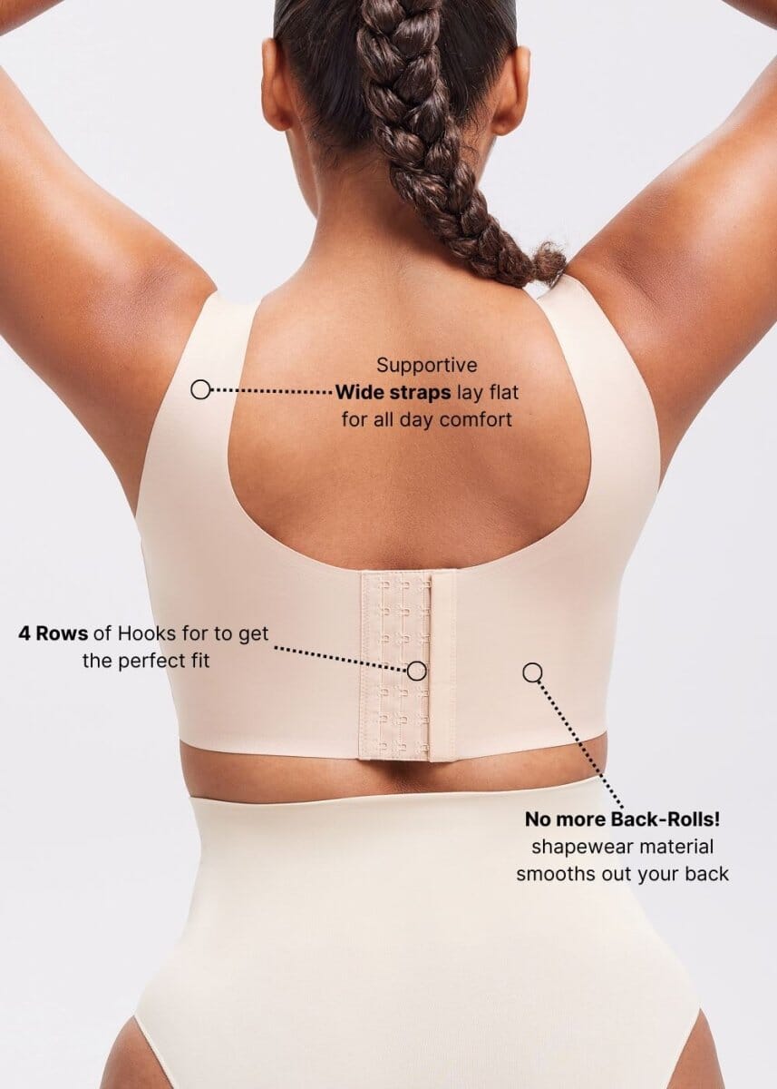 Seamless Magic Back Eraser Bra - She's Waisted