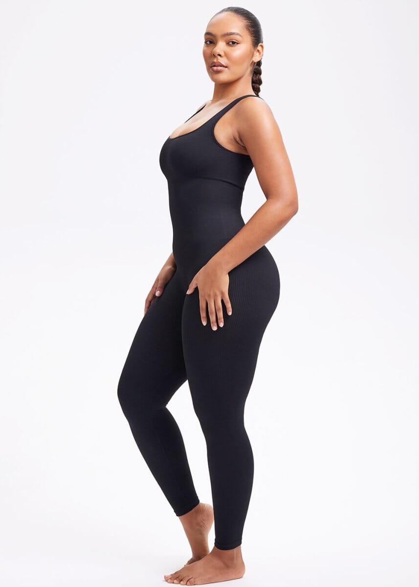 Snatching Seamless Jumpsuit Tank - She's Waisted