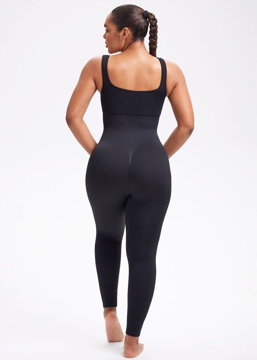 Snatching Seamless Jumpsuit Tank - She's Waisted