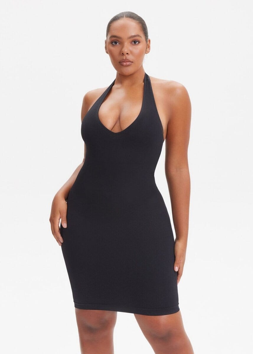 Shapewear Dress Halter Strap Mini