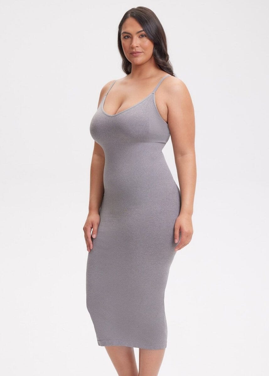 Shapewear Dress V-Neck Sami Maxi - She's Waisted