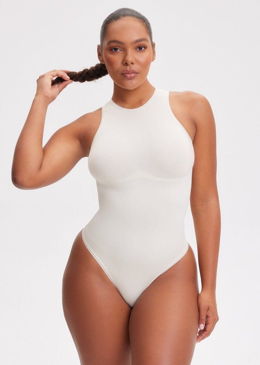 Halter Top Shapewear Bodysuit - She's Waisted