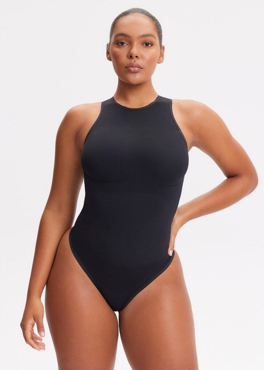 Halter Top Shapewear Bodysuit - She's Waisted