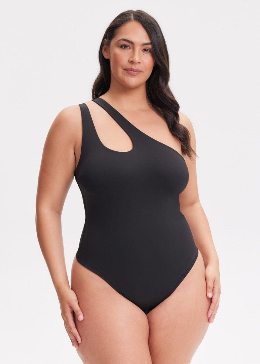 One-shoulder Strap Shapewear Bodysuit