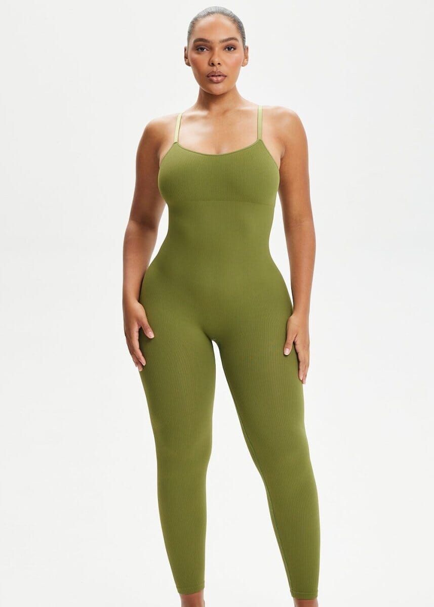 Snatching Seamless Jumpsuit - She's Waisted