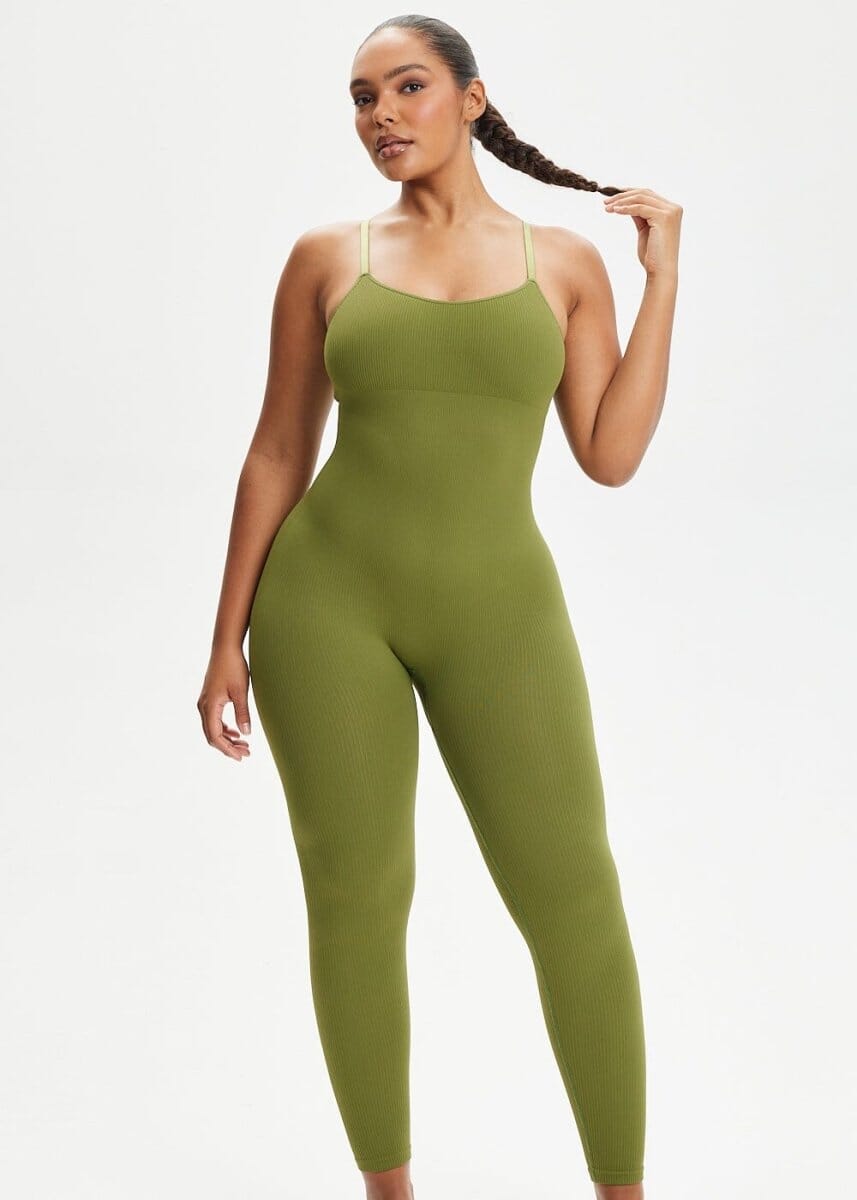 Snatching Seamless Jumpsuit - She's Waisted