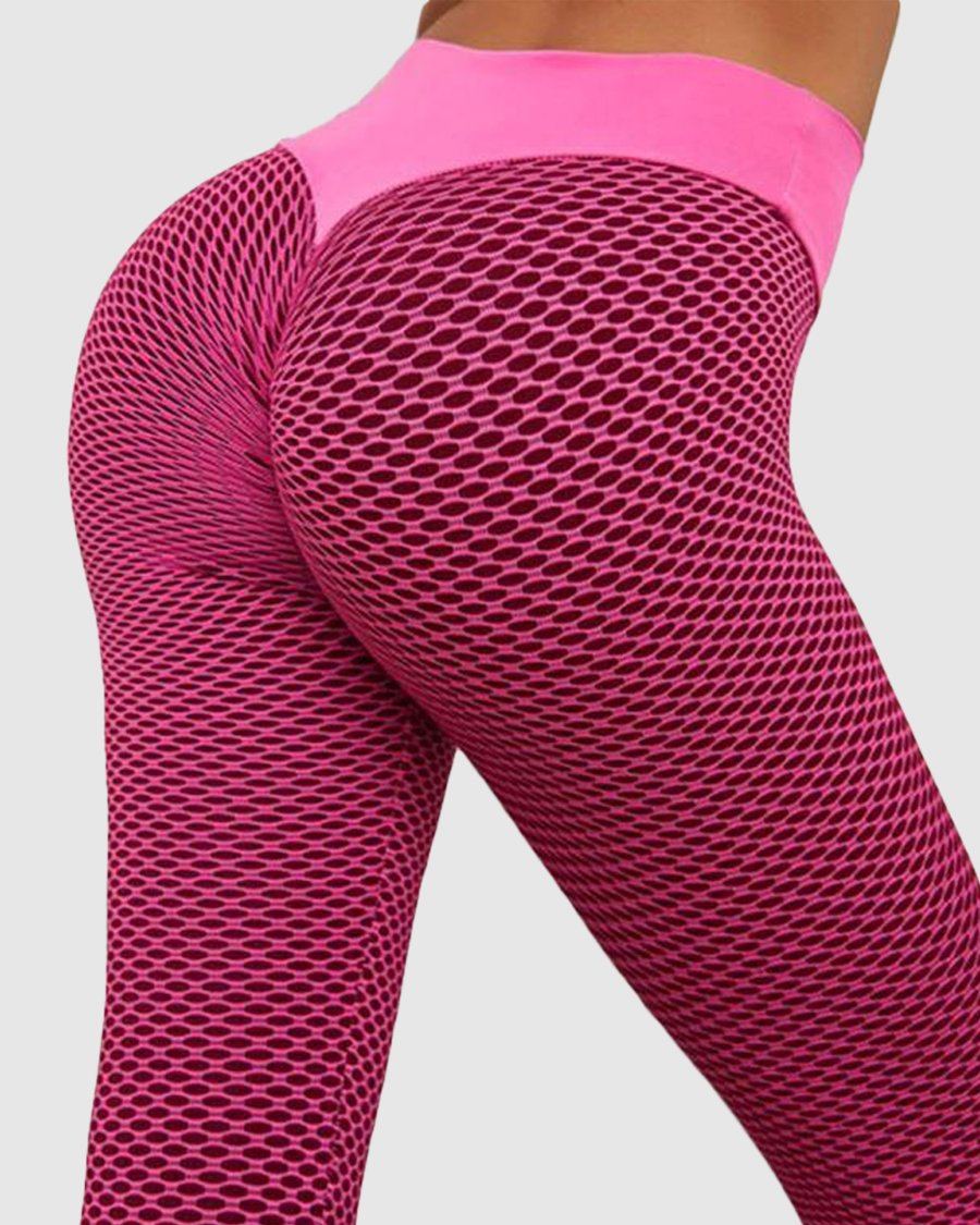 Lifted Textured Scrunch Leggings - She's Waisted