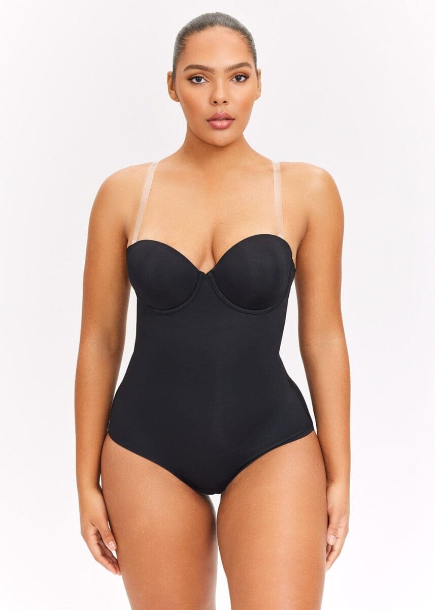 Push Up Bra & Bodysuit Brief - She's Waisted