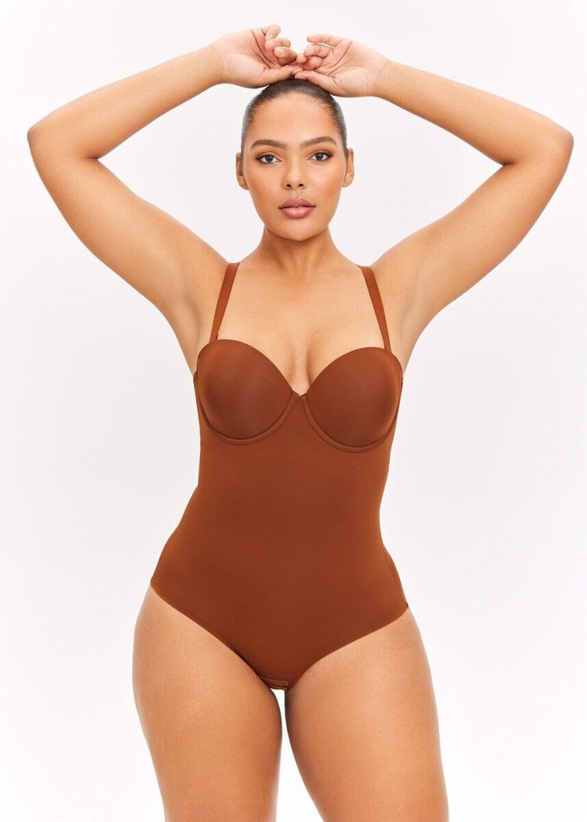 Push Up Bra & Bodysuit Brief - She's Waisted