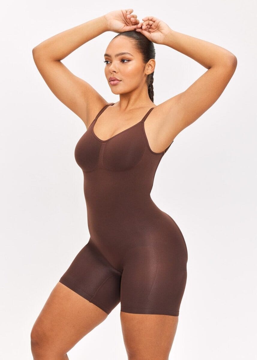 TrueShapers Women's Seamless Tech Truly Invisible Bodysuit Black Size S :  : Clothing, Shoes & Accessories