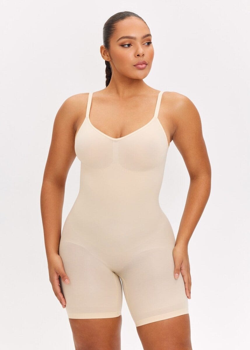 Smoothing Seamless Open Back Shaper - She's Waisted