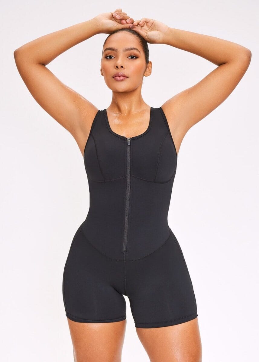 Workout Compression Jumpsuit - She's Waisted