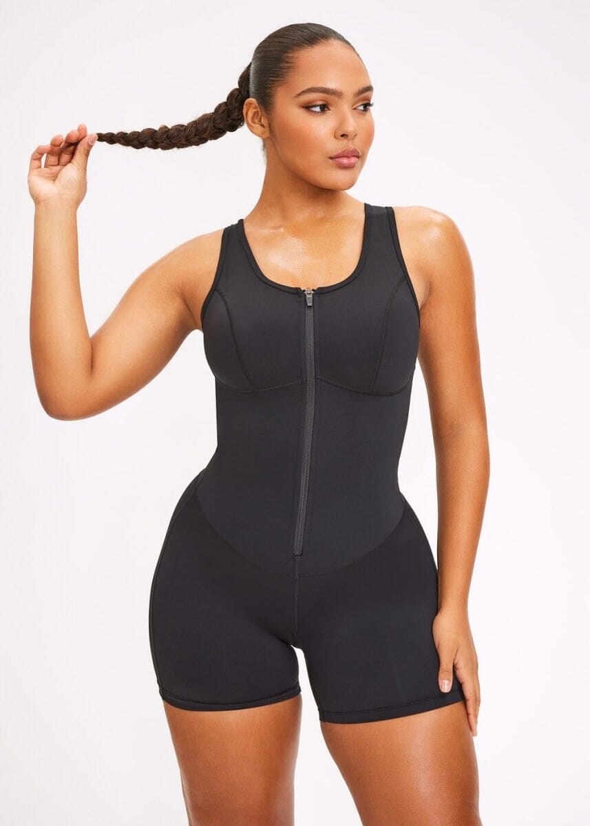 Workout Compression Jumpsuit - She's Waisted